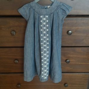 Tucker and Tate flutter sleeve, embroidered dress